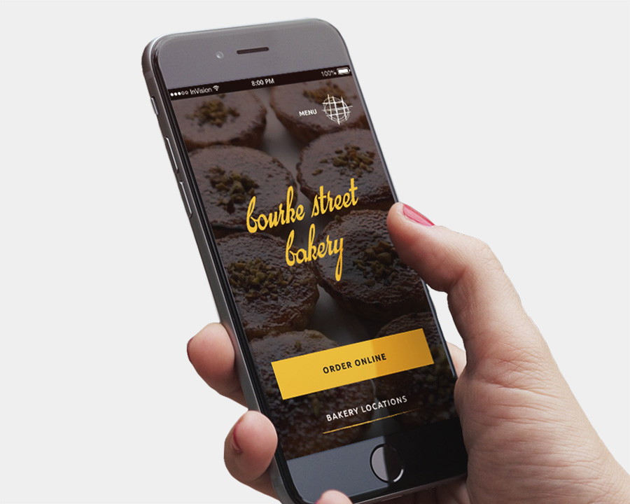 bakery website design sydney agency bourke street bakery