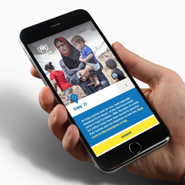 unhcr ngo website design agency sydney ux design sydney bapple