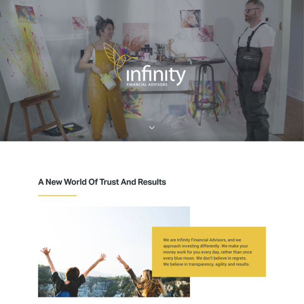Financial advisor website designer agency sydney