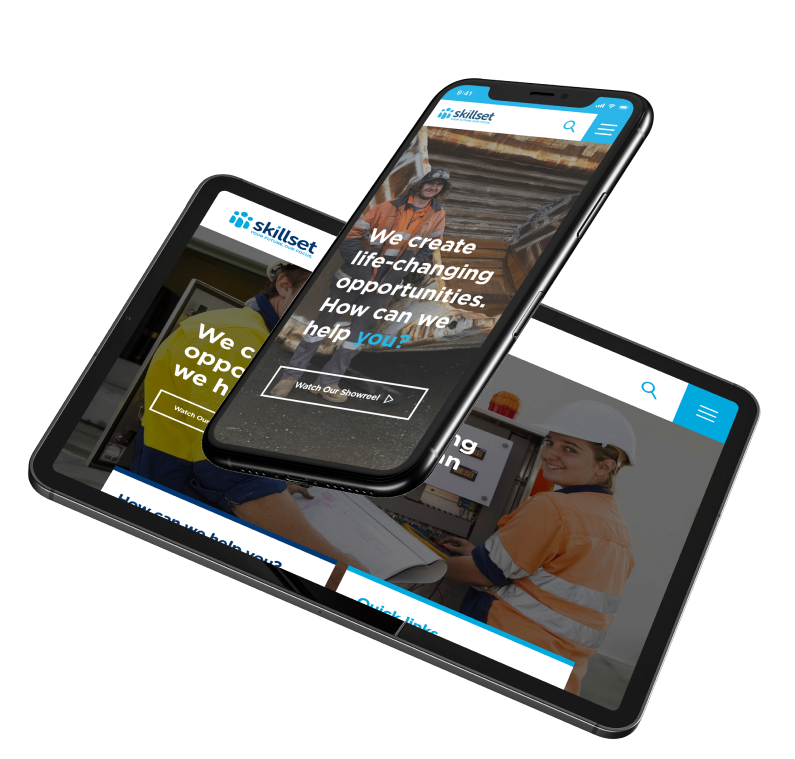 education web design sydney UX agency education elearning courses study skillset