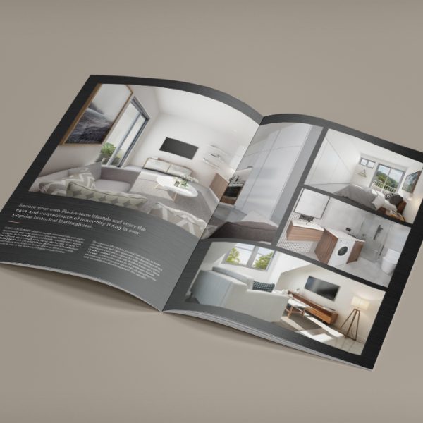 soho on surrey real estate logo design brochure print design