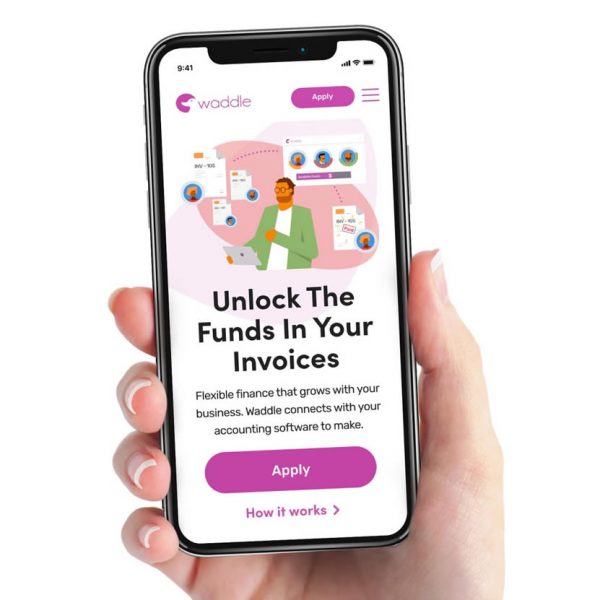 waddle invoice finance web design ux agency sydney