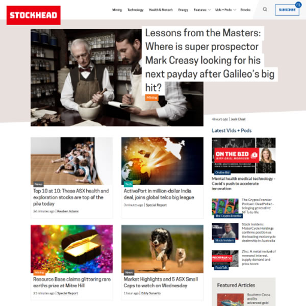 news publishing platform web development and design sydney