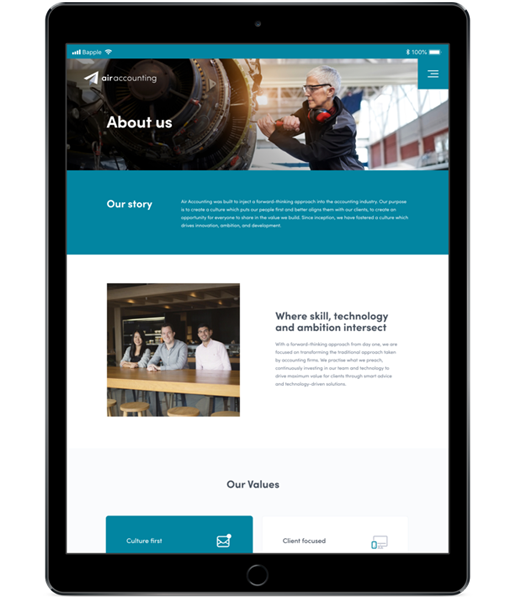 Accounting Website Design UX Agency Sydney