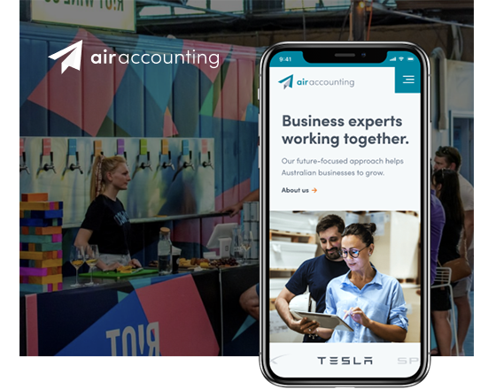 Accounting Website Design UX Agency Sydney
