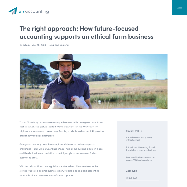 Accounting Website Design UX Agency Sydney