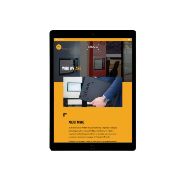 IT and Audio Visual website design