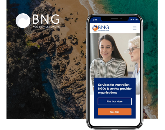 NGO website design sydney ux agency bng