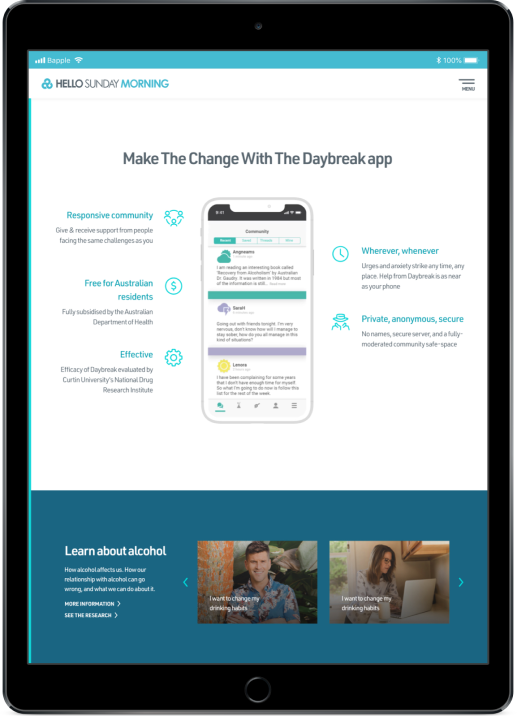 Not For Profit Web Design & UX for Mental Health - Sydney UX Agency