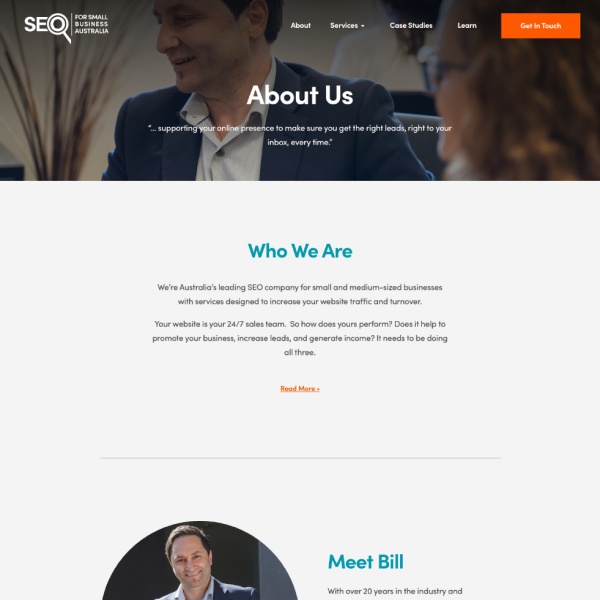 SEO Agency website design UX Agency Sydney