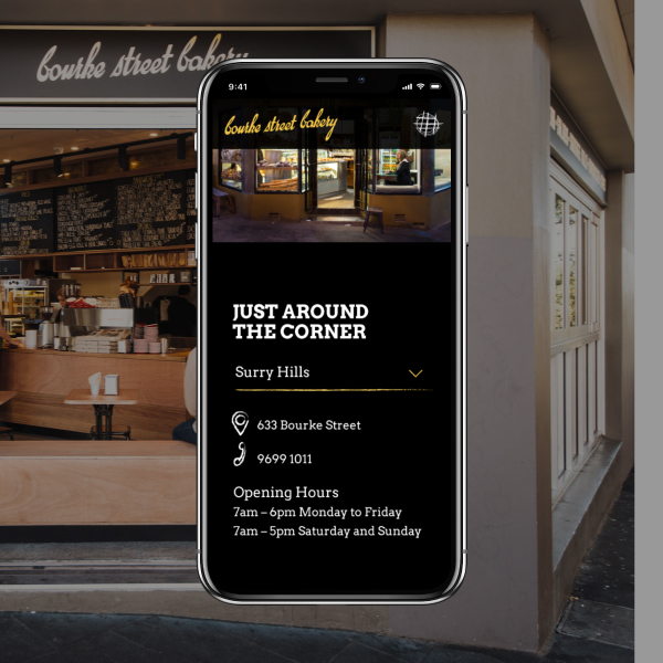 bakery website design sydney agency bourke street bakery