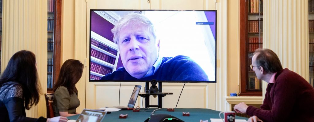 boris johnson pm digital business transformation working remotely home office stay home covid19