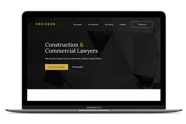 Lawyers Kreisson Legal Website Design - UX Web Design Agency Sydney - Bapple