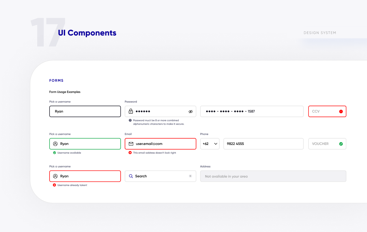 bapple UX agency UI Design system components