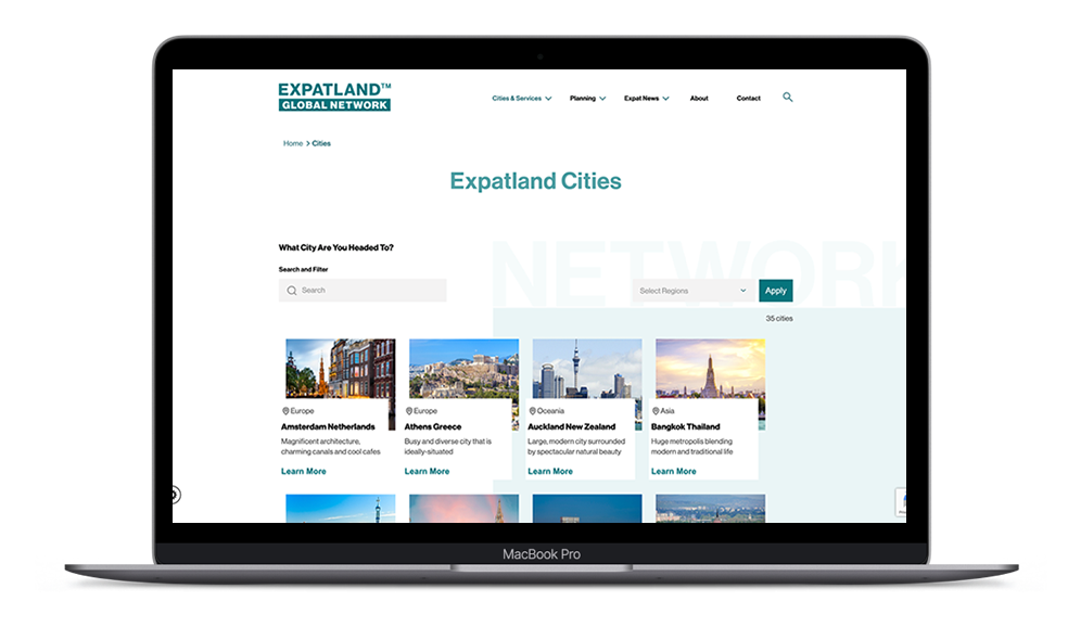 expat services website design ux agency sydney