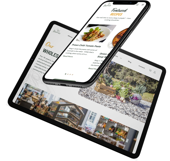 gourmet food ecommerce web design ux agency sydney