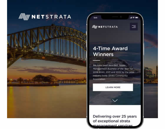 strata management website design sydney ux agency